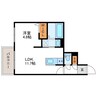 シエルノース22 1LDKの間取り