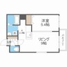 ミエル 1LDKの間取り