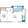 グレイス スクエア 1LDKの間取り