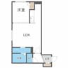 S-RESIDENCE桑園EAST 1LDKの間取り