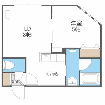 間取図 S-RESIDENCE桑園EAST