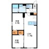 インフィニティN22E2 2LDKの間取り