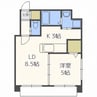スペチアーレ札幌 1LDKの間取り