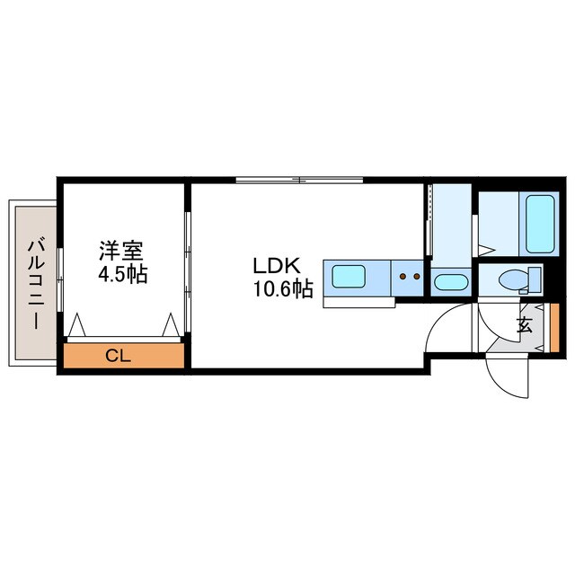 間取り図 GRACIAS N14　グラシアスN14