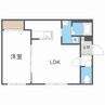 RJ North23　アールジェイノース23 1LDKの間取り