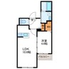 ミカーサ13 1LDKの間取り