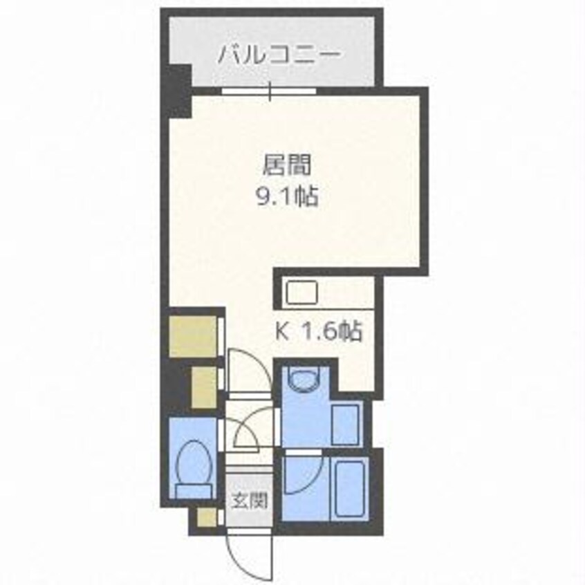 間取図 ビッグパレス北１４条