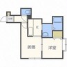 アルヴェ 1LDKの間取り