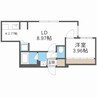 ARISTO北7条　アリスト北7条 1LDKの間取り