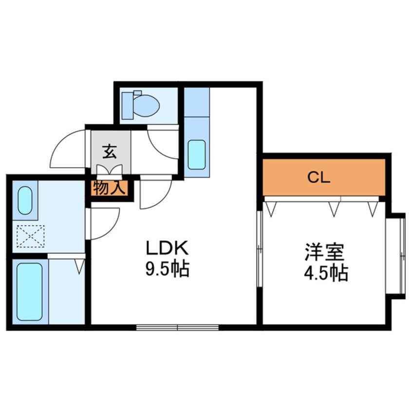 間取図 ハイム610