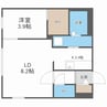 Livease N33　リヴィースN33 1LDKの間取り