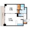 PARKSIDE　KIB　パークサイドKIB 1LDKの間取り