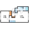 Louange ルワンジュ 1LDKの間取り