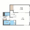 リージェントN札幌 1LDKの間取り