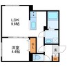 RITZ　GRANDE　N23　リッツグランデN23 1LDKの間取り
