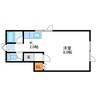 アルファ・ヴィラ 1Kの間取り