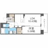 LIBTH桑園 1LDKの間取り