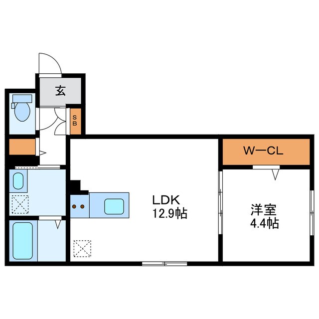 間取り図 リスペクト新川