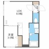 CLARICE麻生　クラリーチェ麻生 1LDKの間取り