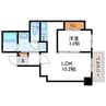 レガーロ札幌ステーション 1LDKの間取り