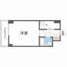 リラハイツ北14条 1Kの間取り