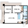 UURコート札幌北三条 2LDKの間取り