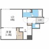LIISA北大EAST 1LDKの間取り
