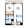 MAHALO　OHASHI　HOKUDAI　旧ヴェール北大 1LDKの間取り