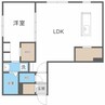 R-fino札幌桑園 1LDKの間取り