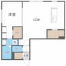 R-fino札幌桑園 1LDKの間取り