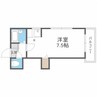 メゾン・にれの樹　 1Kの間取り