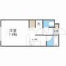 プラスパークN11 1Kの間取り