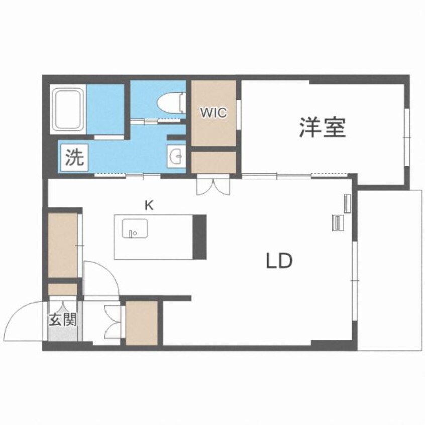 間取図 R-fino N17　アールフィーノN17