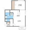セントベル八軒 1LDKの間取り