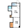 ケンタク北16条ビル 1DKの間取り