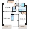 プレステージⅡ 2LDKの間取り
