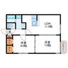 港プロシード１６ 2LDKの間取り