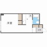 シティハイムジュネス 1Kの間取り