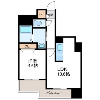 間取図 S-FORT北大前　エスフォート北大前