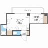 フジコーポ 1DKの間取り