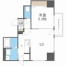 アルファスクエア北15条 1LDKの間取り