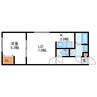 ルクル　21 1LDKの間取り