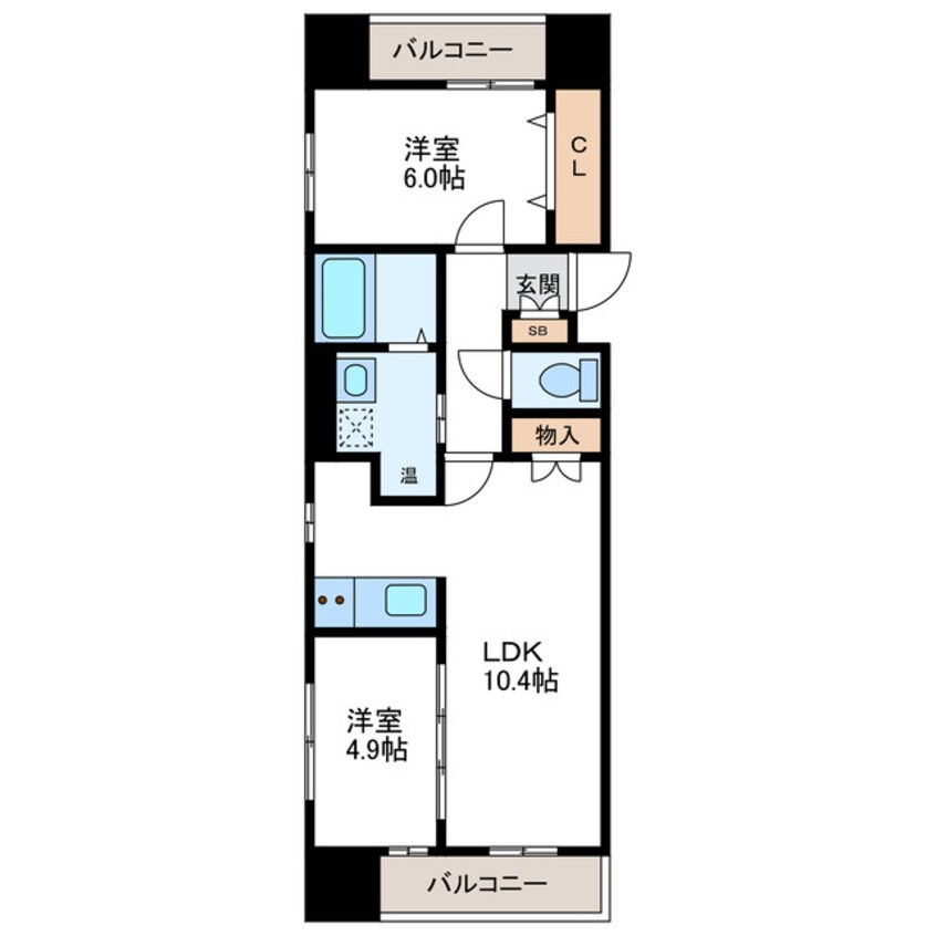 間取図 ルラシオン北9条通