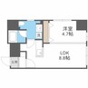 ルラシオン札幌駅前 1LDKの間取り