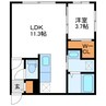 Victoire麻生　ヴィクトワール麻生 1LDKの間取り