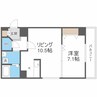 レジディア札幌駅ノース 1LDKの間取り