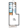 東洋ハイツ　Ａ棟 1Kの間取り