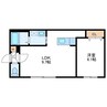 リージェントS札幌 1LDKの間取り