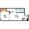 リージェントS札幌 1LDKの間取り