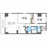 シティコート北１条 2LDKの間取り